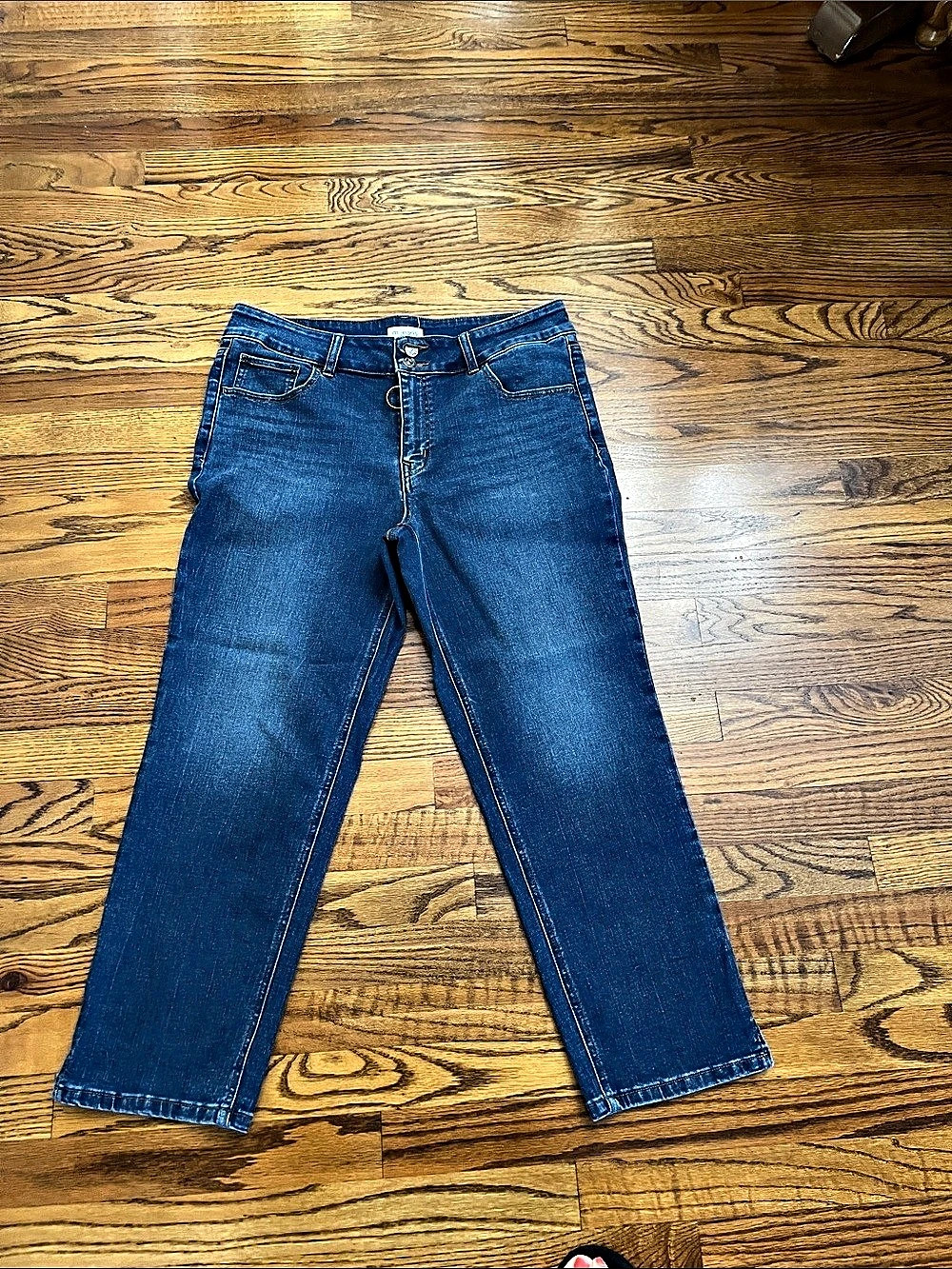 m jeans by maurices  straight  cropped Leg Jeans in Blue Waist 14